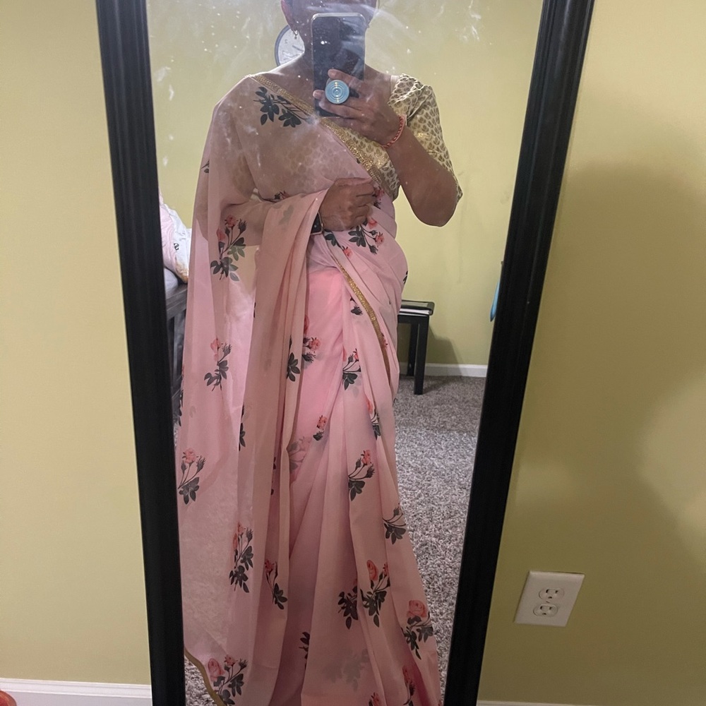 Floral saree